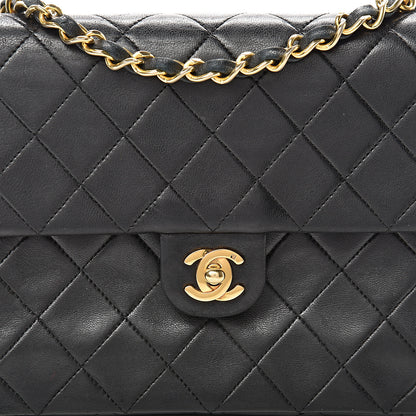 Chanel Lambskin Quilted Mini Square Flap Black 8 of 19