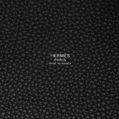 Hermes Taurillon Clemence Monochrome Picotin Lock 18 PM Black 6 of 11