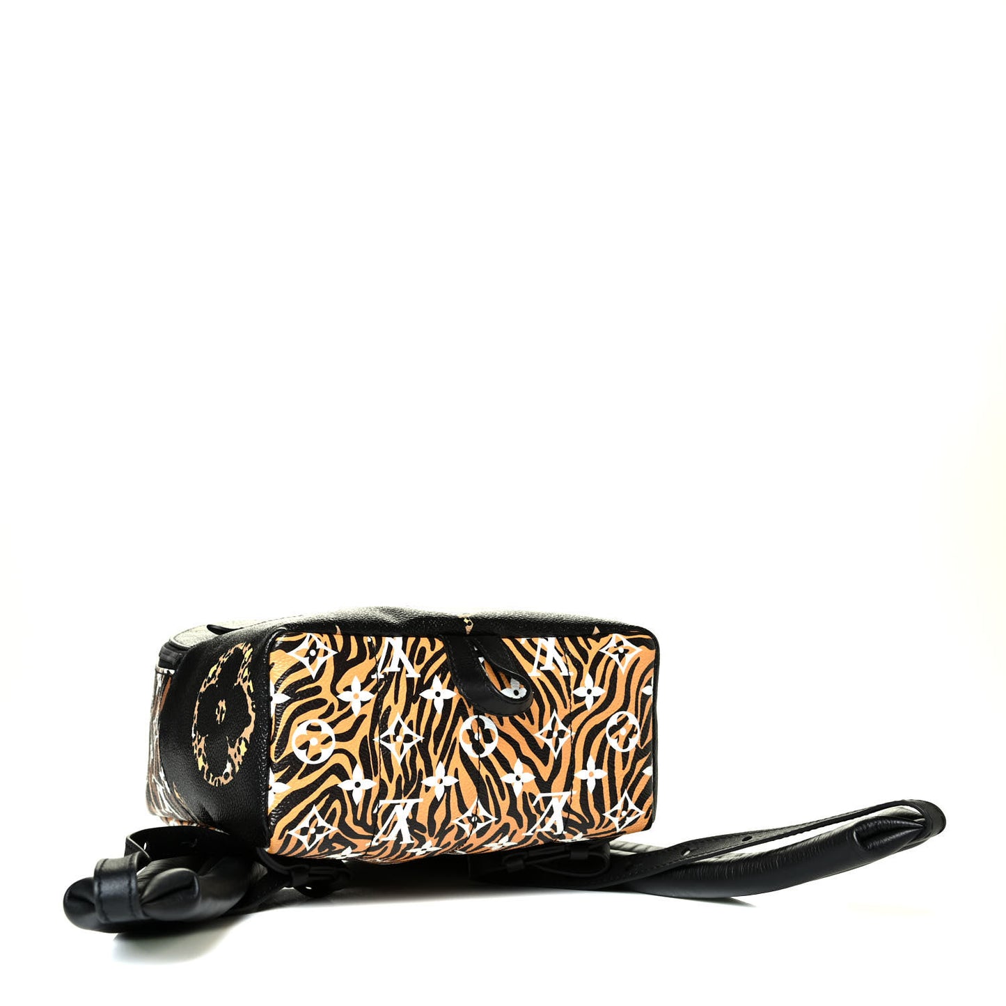 Monogram Giant Jungle Palm Springs Backpack PM Black