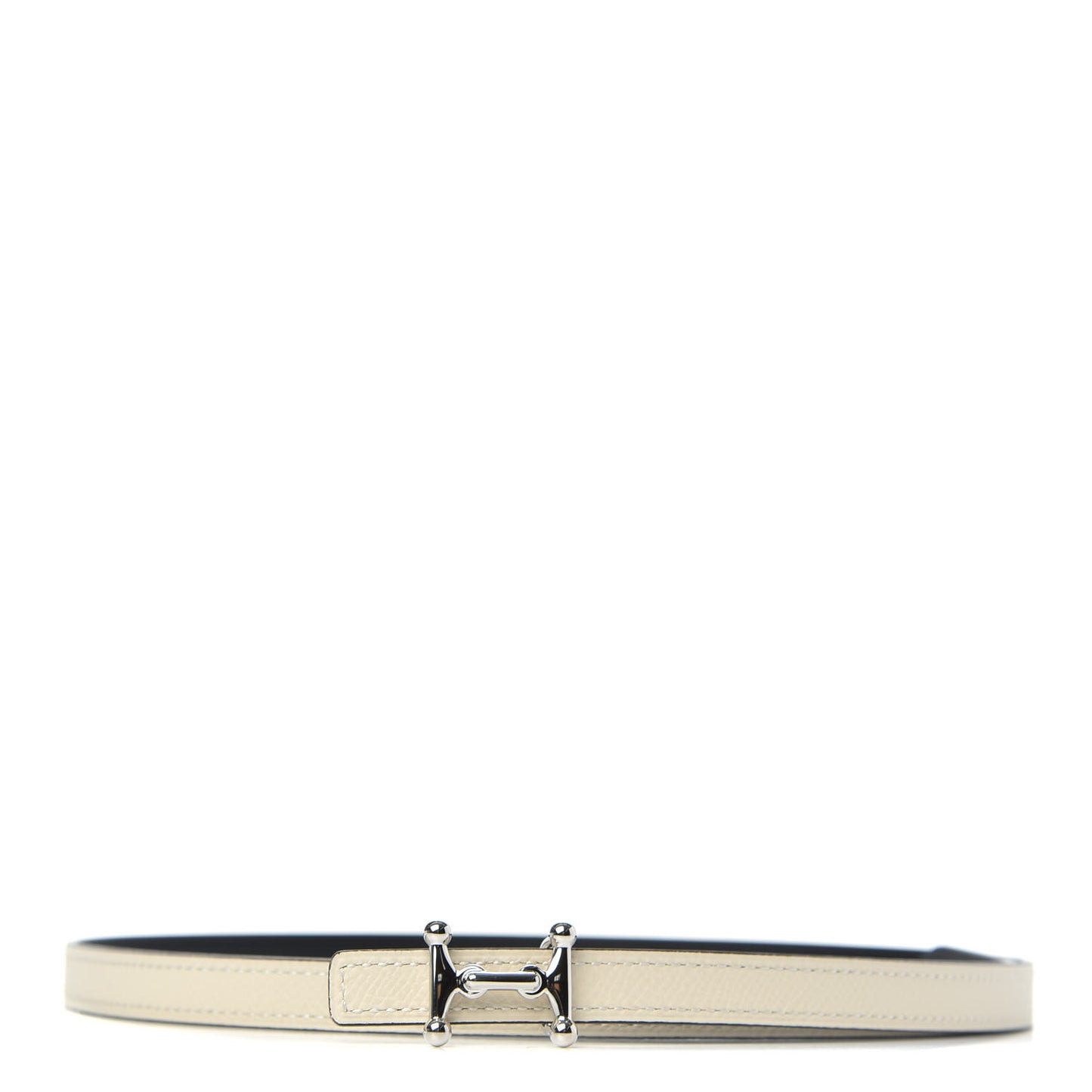 Epsom Swift 13mm Mini Mors H Belt 75 Craie Black