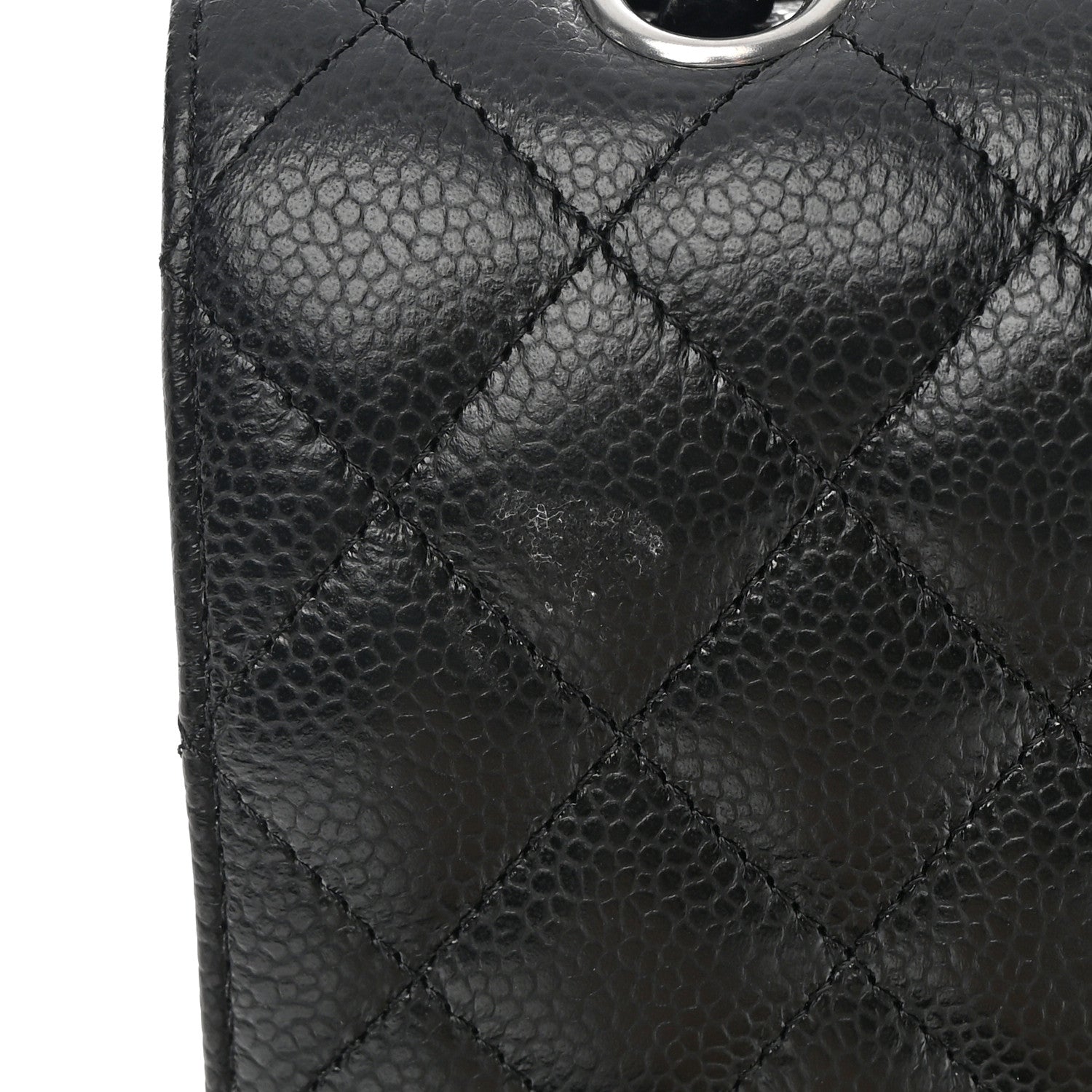 Chanel Caviar Quilted Medium Double Flap Black 11 of 12