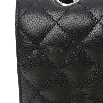 Chanel Caviar Quilted Medium Double Flap Black 11 of 12