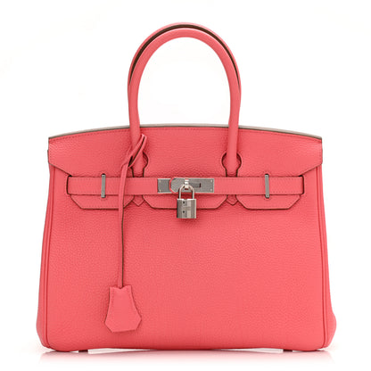 Hermes Togo Birkin 30 Rose Lipstick 1 of 13