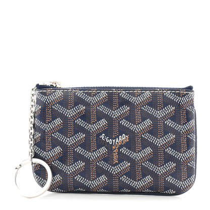 Goyard Goyardine Nano Senat Key Pouch Navy 1 of 8