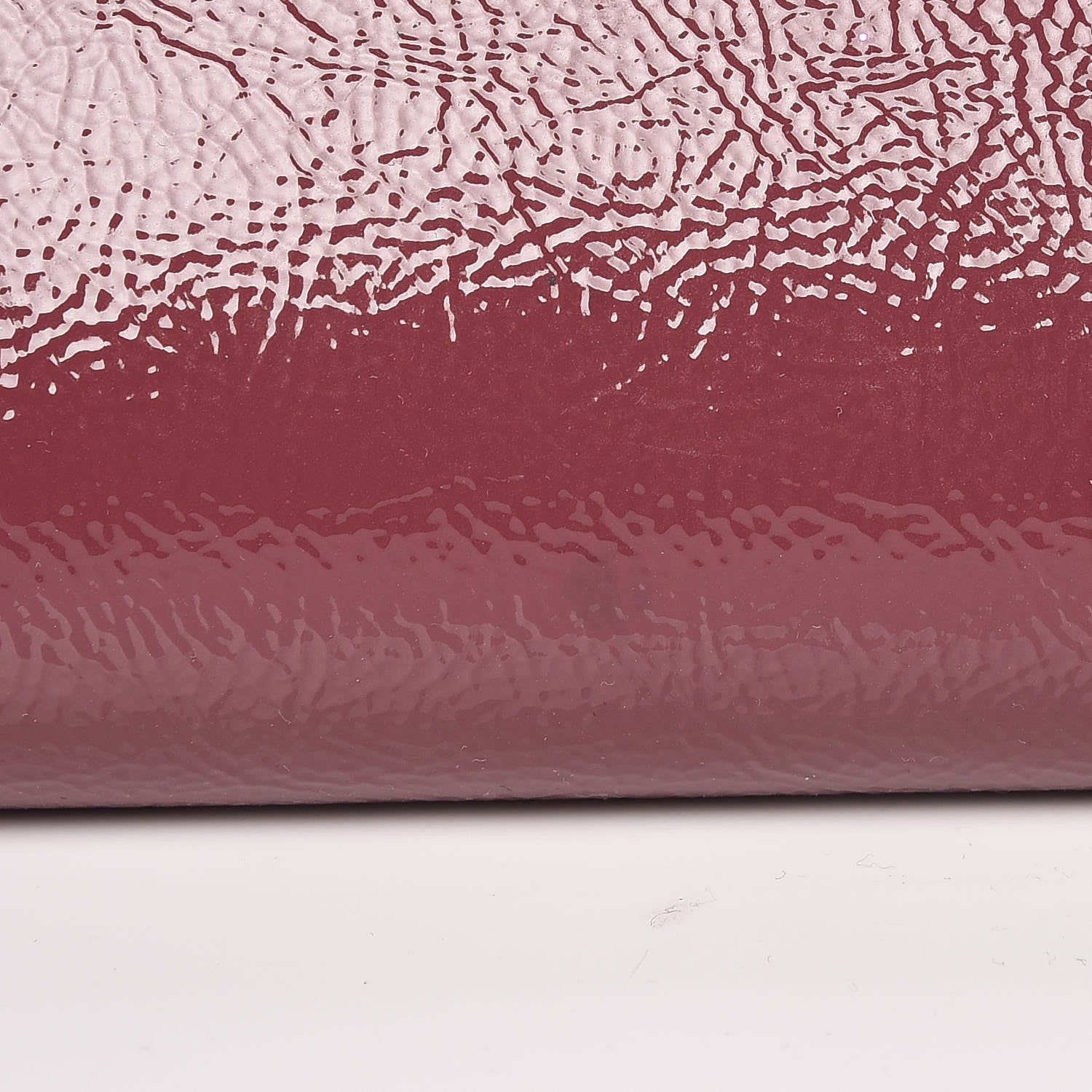 Saint Laurent Textured Patent Calfskin Large Belle De Jour Clutch Berry 7 of 9