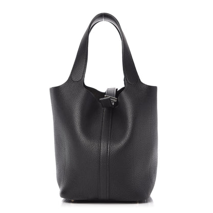 Hermes Togo Picotin 18 PM Black 1 of 11