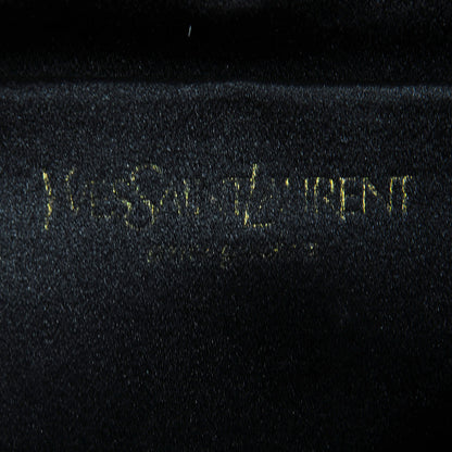 Saint Laurent Textured Patent Monogram Large Belle De Jour Clutch Black 6 of 7