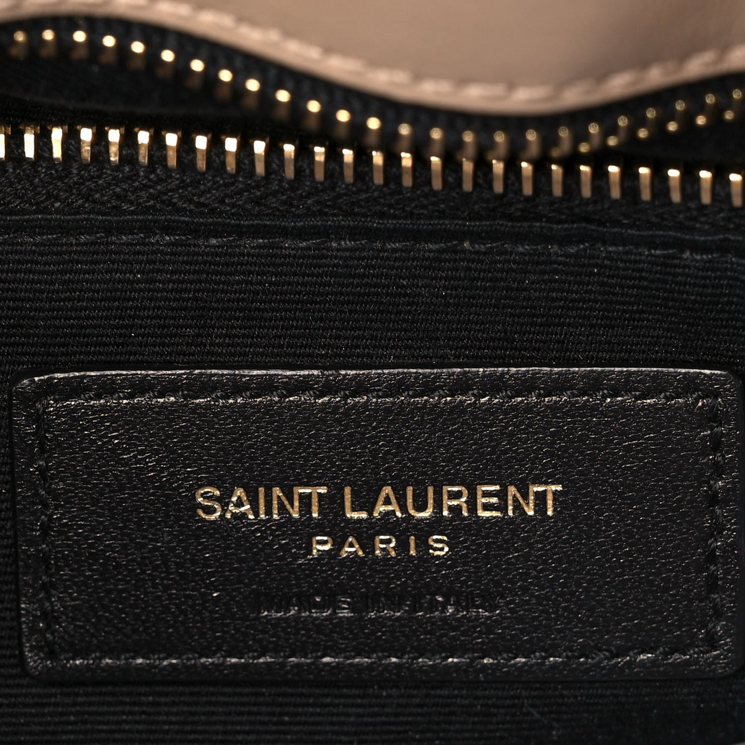 Saint Laurent Calfskin Y Quilted Monogram Toy Loulou Crossbody Bag Dark Beige 6 of 10