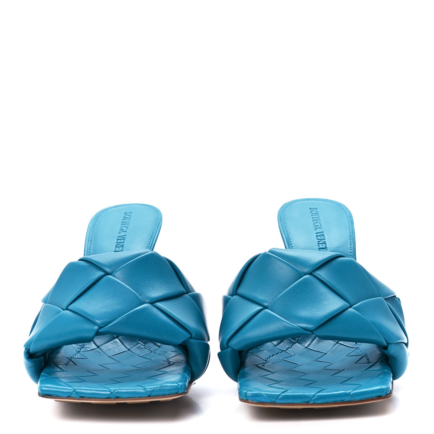 Bottega Veneta Nappa Maxi Intrecciato Lido 90mm Mule Sandals 37.5 Blaster 2 of 8