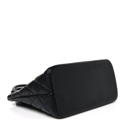 Chanel Caviar Quilted Medallion Tote Black 4 of 10