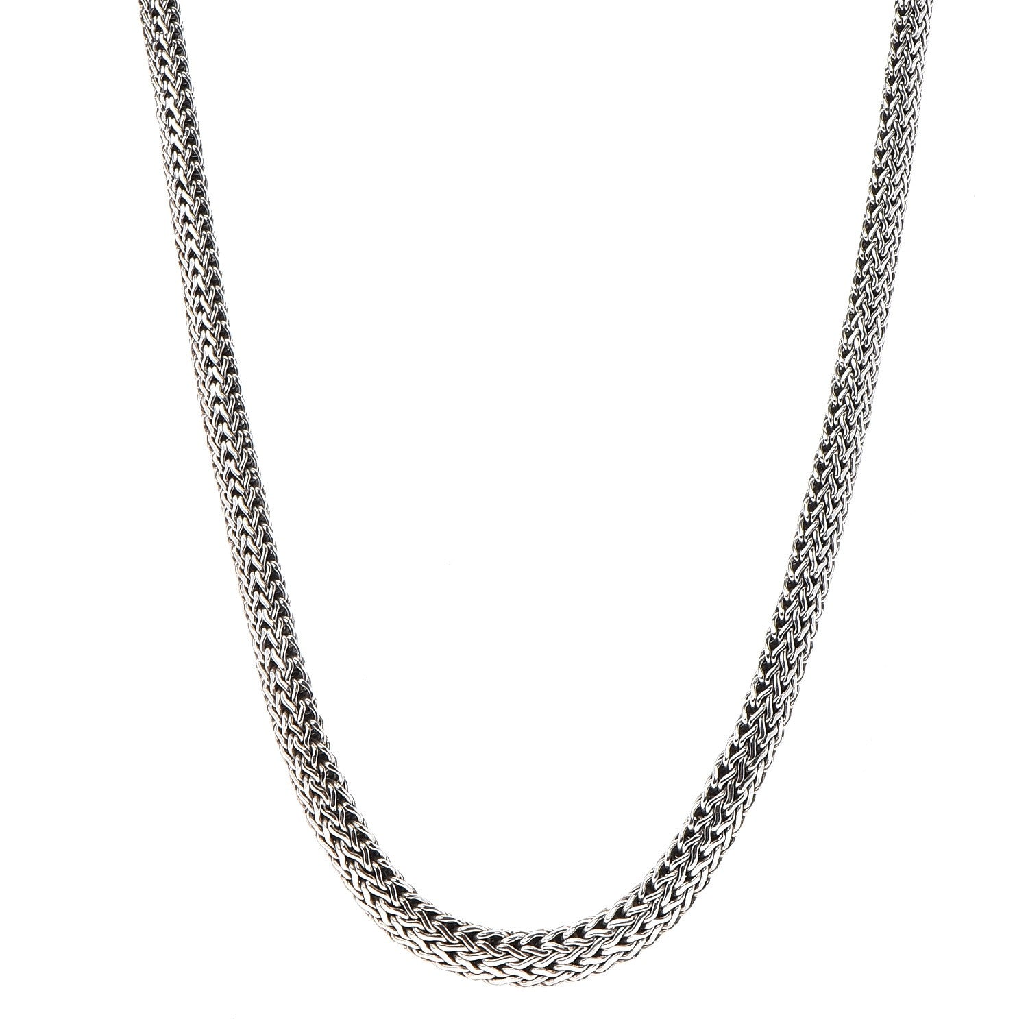 John Hardy Sterling Silver Graduated Classic Chain Necklace 1 of 5