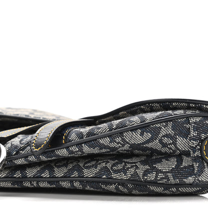 Christian Dior Monogram Saddle Bag Blue 11 of 11