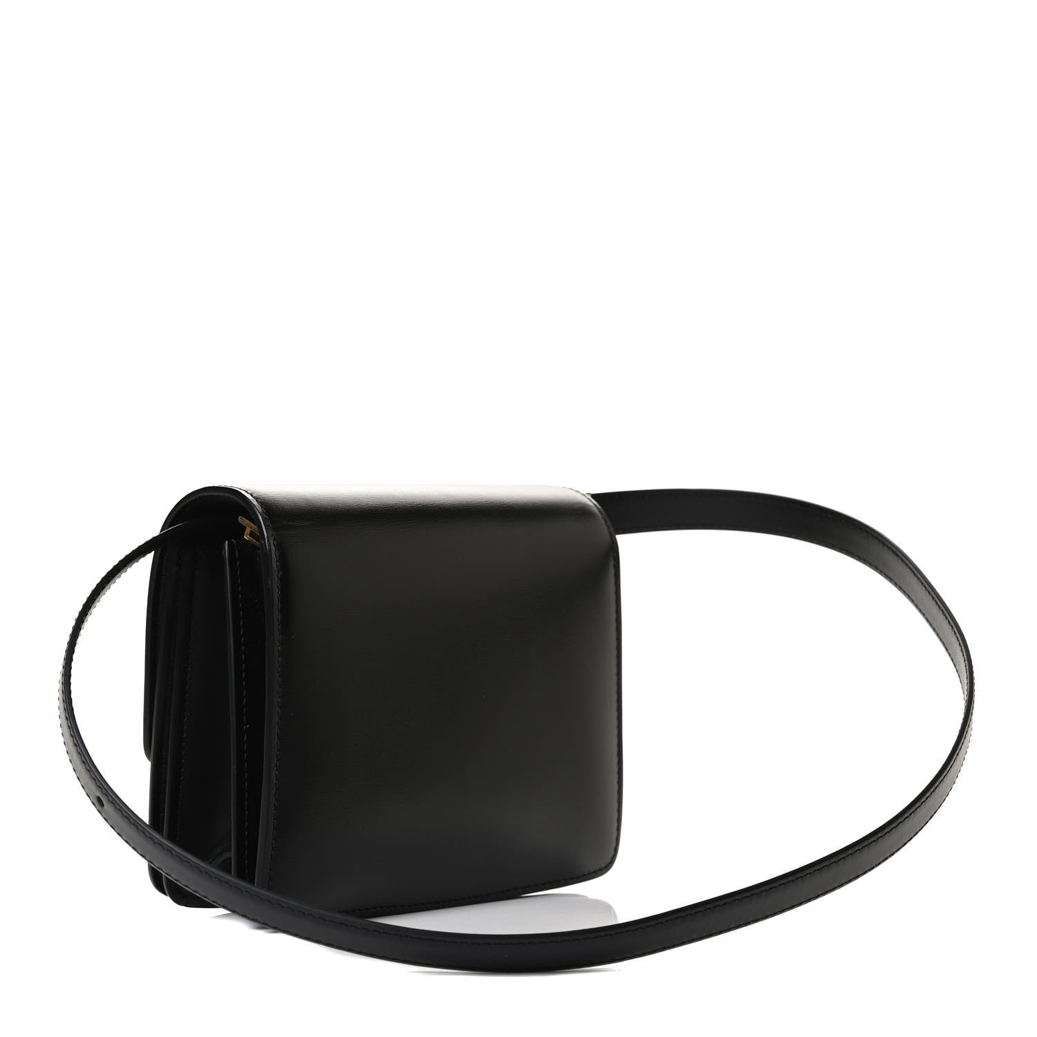 Celine Box Calfskin Small Classic Box Flap Bag Black 3 of 14