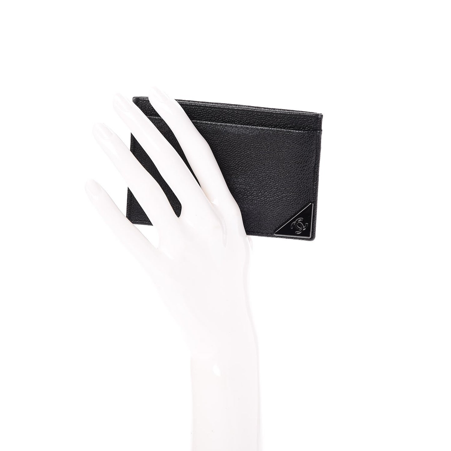 Goatskin CC Card Holder Black