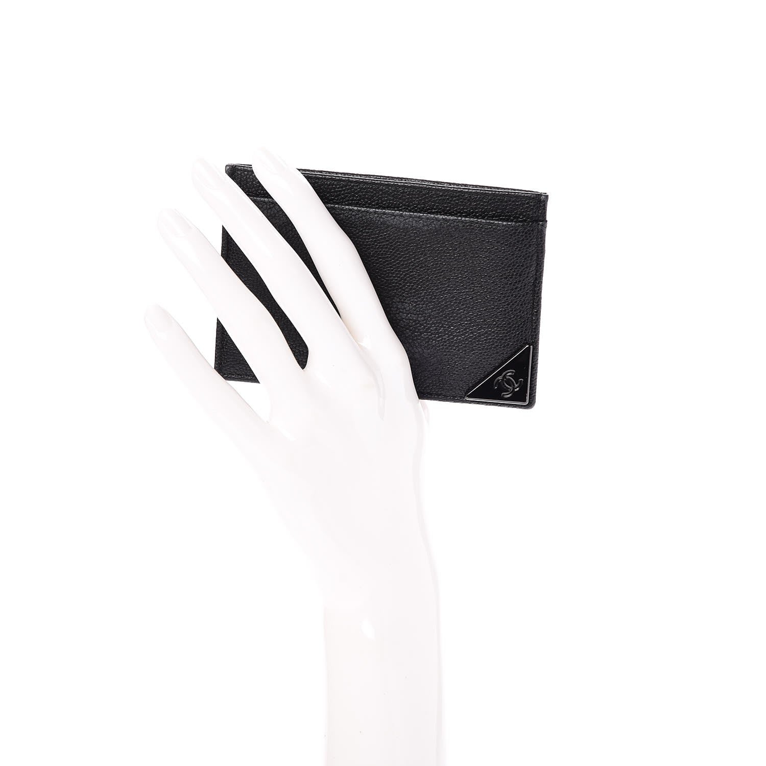 Chanel Goatskin CC Card Holder Black 2 of 9