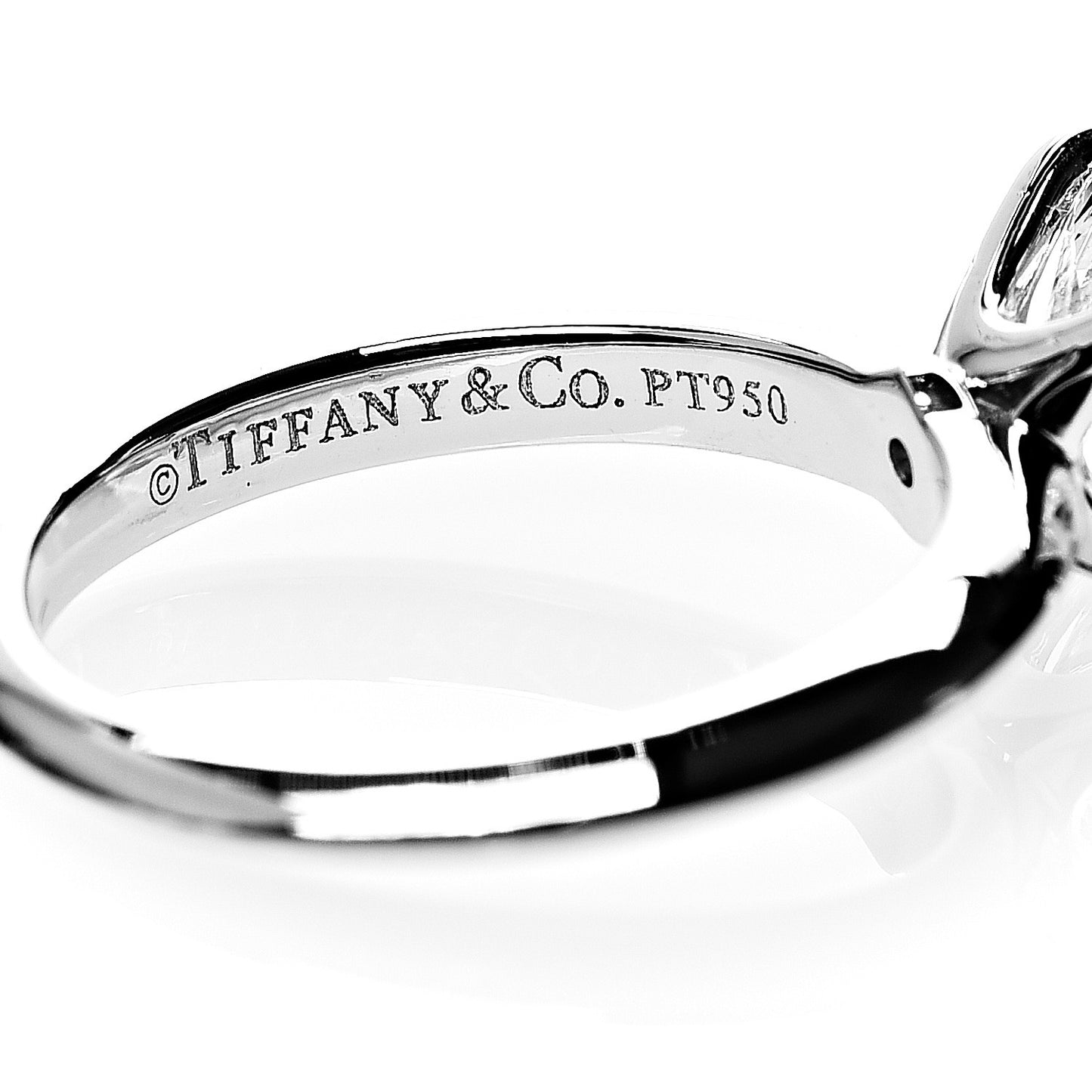 Platinum Diamond 1.37ct Princess Solitaire Engagement Ring 48 4.5