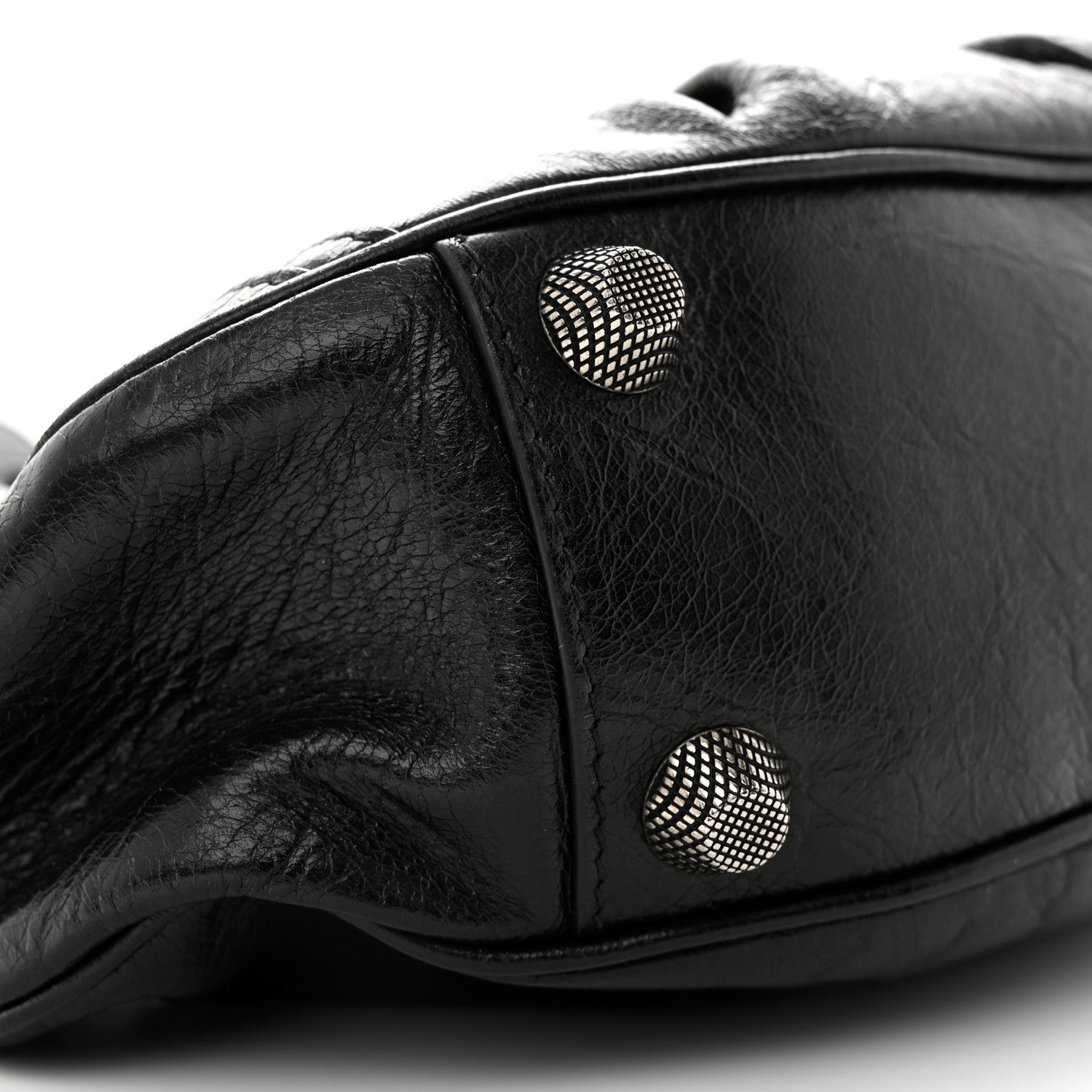 Balenciaga Agneau Arena Small Le Cagole Shoulder Bag Black 9 of 10