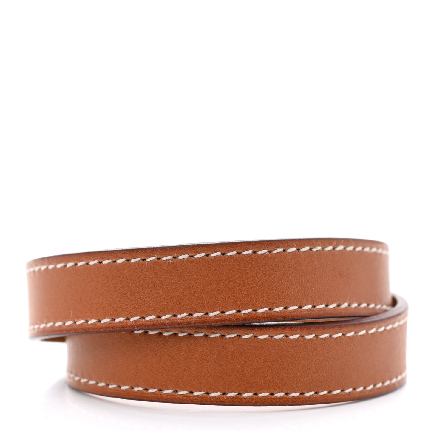 Barenia Kelly Double Tour Bracelet S Fauve