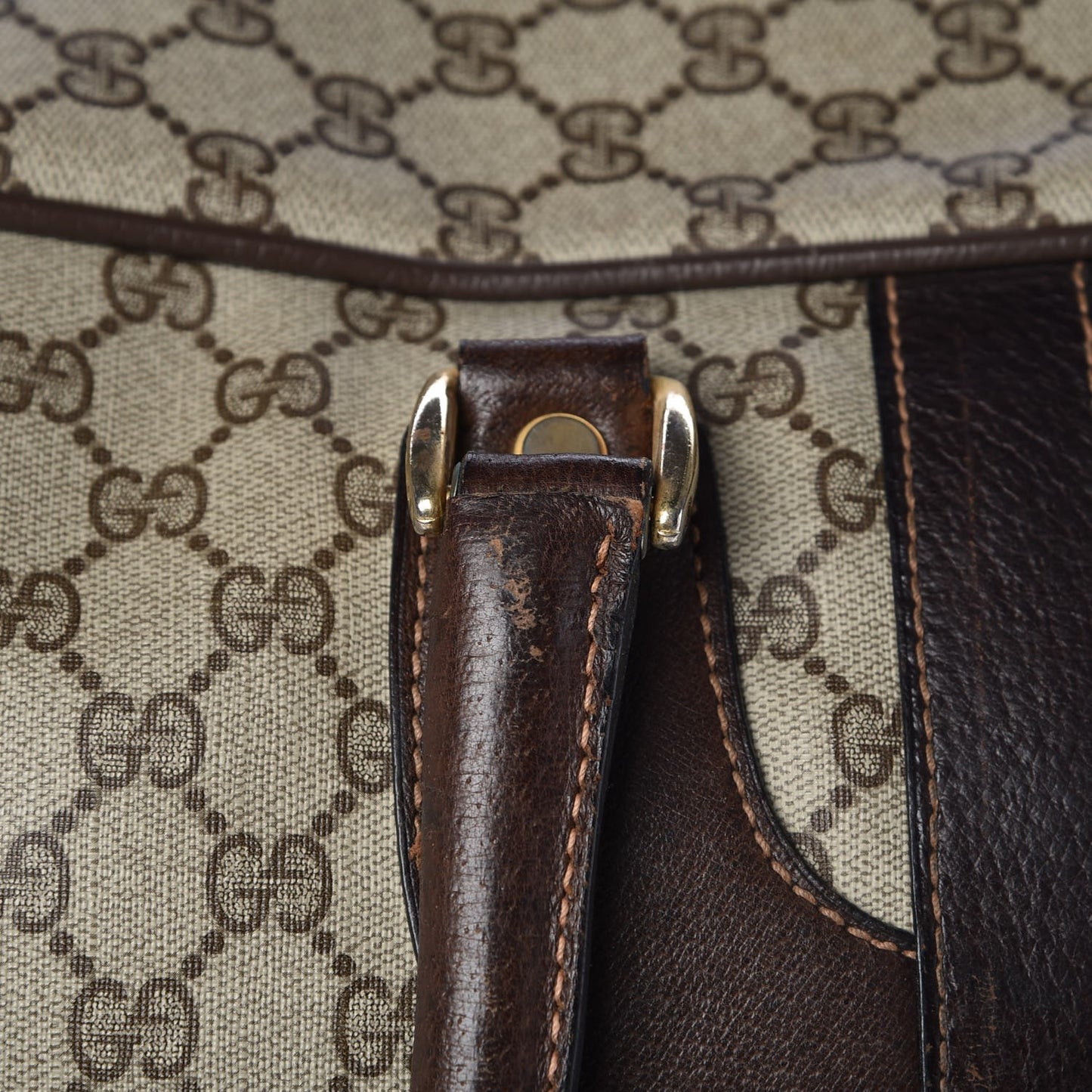 Monogram Joy Suitcase Luggage Brown