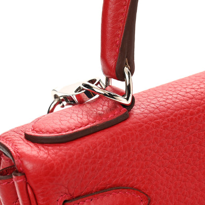 Hermes Taurillon Clemence Kelly Retourne 28 Rouge Casaque 12 of 12