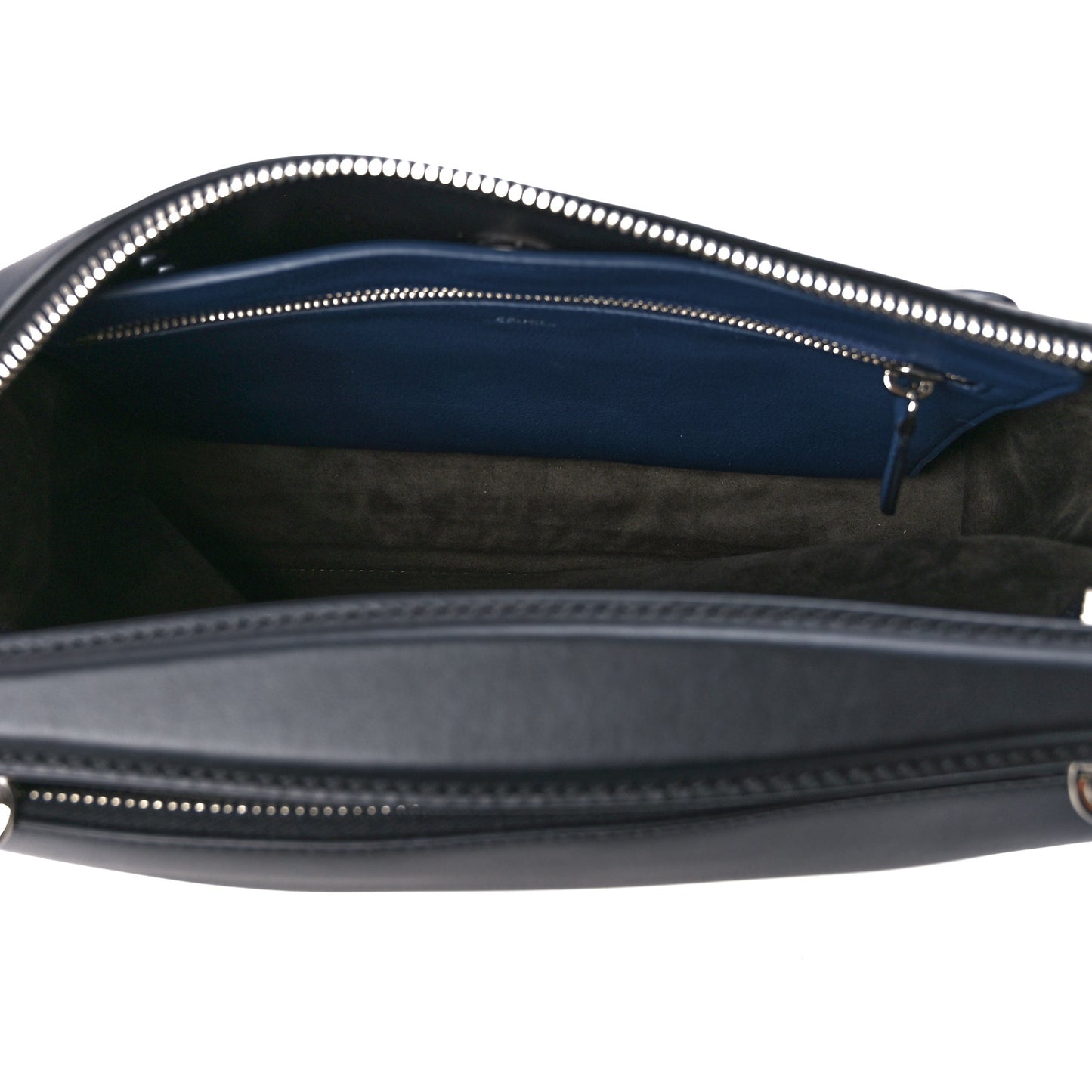 Vitello Baltico Shiny Nappa Lace Up DotCom Satchel Black