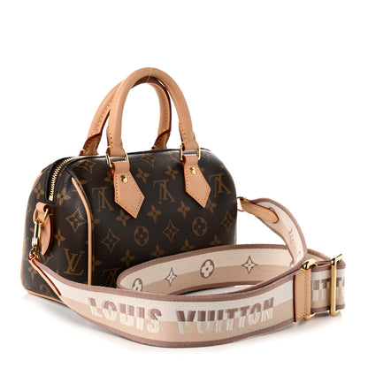 Louis Vuitton Monogram Speedy Bandouliere 20 Beige 3 of 9