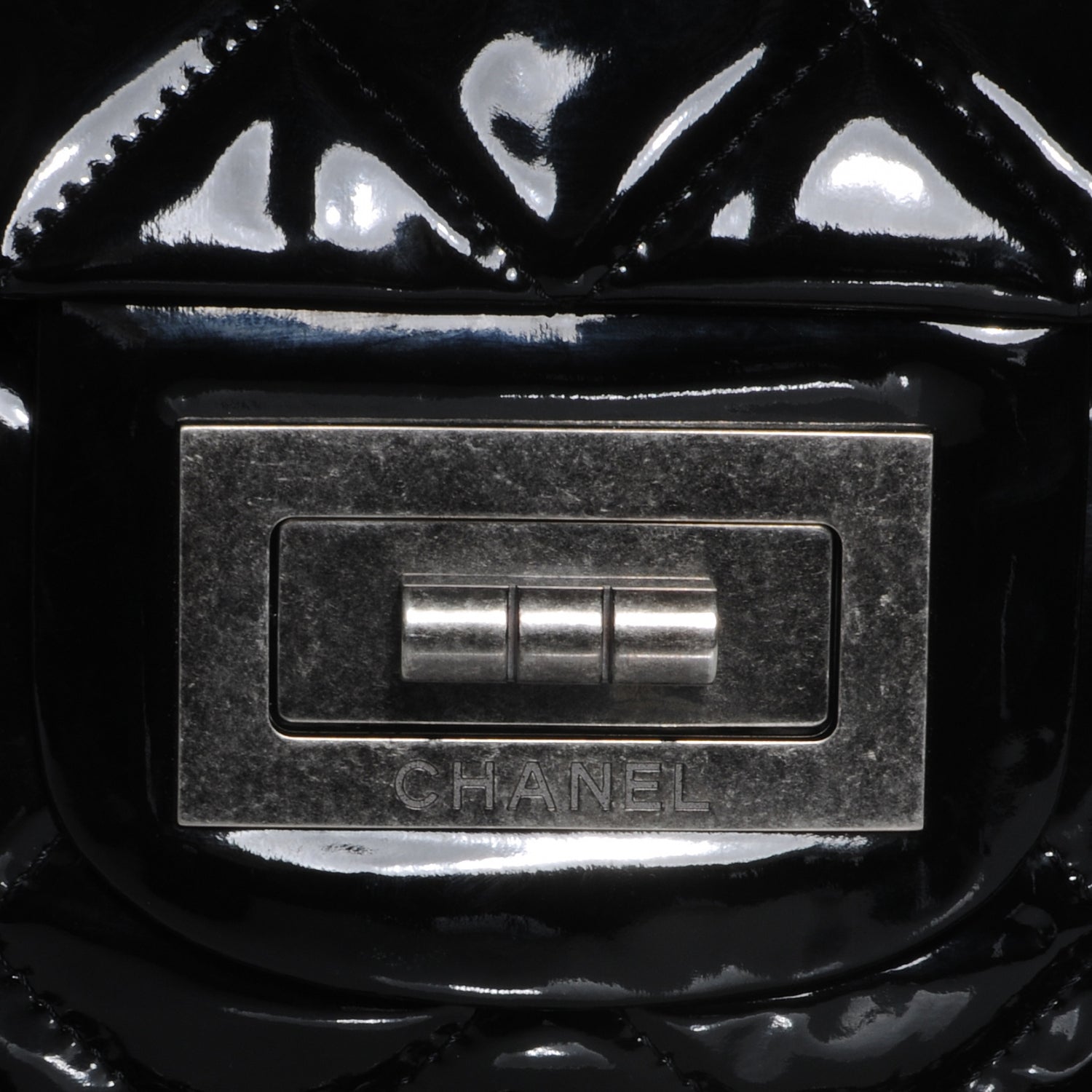 Chanel Vinyl XXL Reissue Flap Black 3 of 8