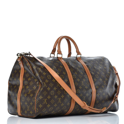 Louis Vuitton Monogram Keepall Bandouliere 55 21 of 37