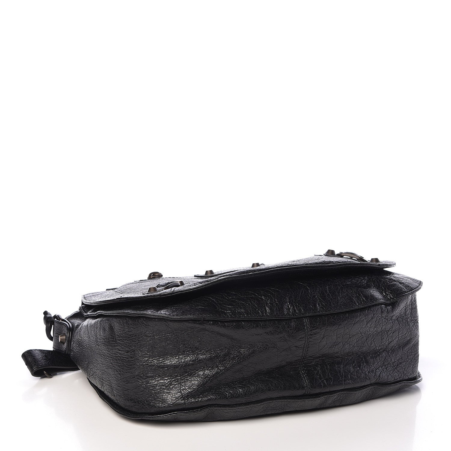 Balenciaga Agneau Classic Hardware Neo Folk Messenger Black 4 of 10