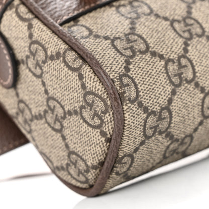 Gucci GG Supreme Monogram Small Ophidia Belt Bag 75 30 Dark Brown 9 of 10