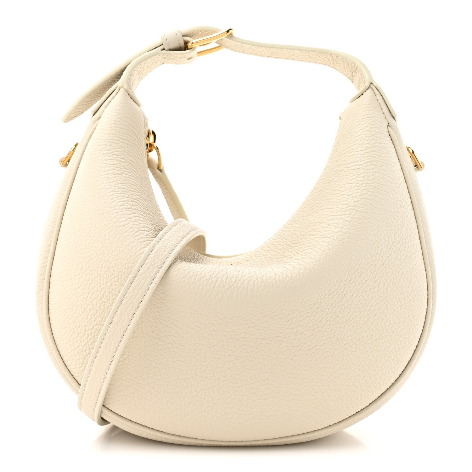 Celine Supple Grained Calfskin Teen Lulu Shoulder Bag Rice 1 of 11