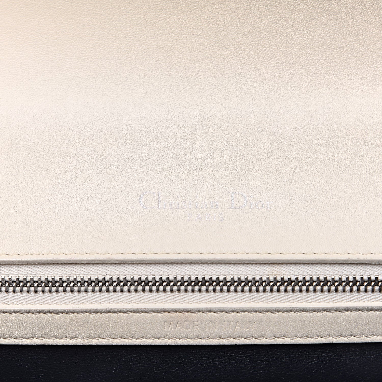 Christian Dior Lambskin Sequin Medium Diorama Flap Bag White 7 of 16