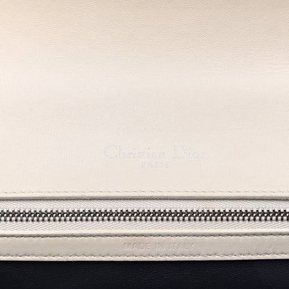 Christian Dior Lambskin Sequin Medium Diorama Flap Bag White 7 of 16