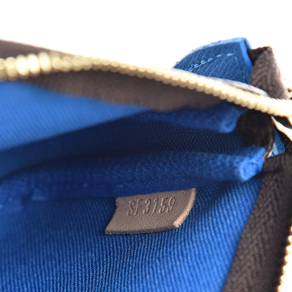 Louis Vuitton Monogram 2019 Christmas Animation Mini Venice Pochette Accessories Blue 7 of 8