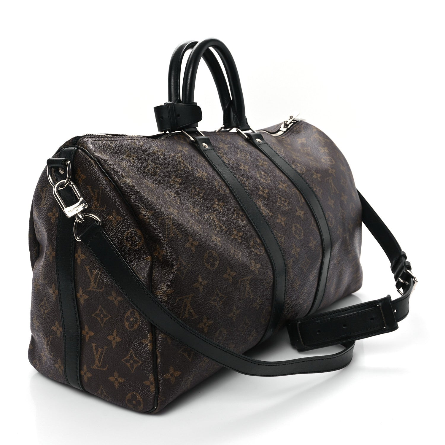 Louis Vuitton Monogram Macassar Keepall Bandouliere 45 2 of 12