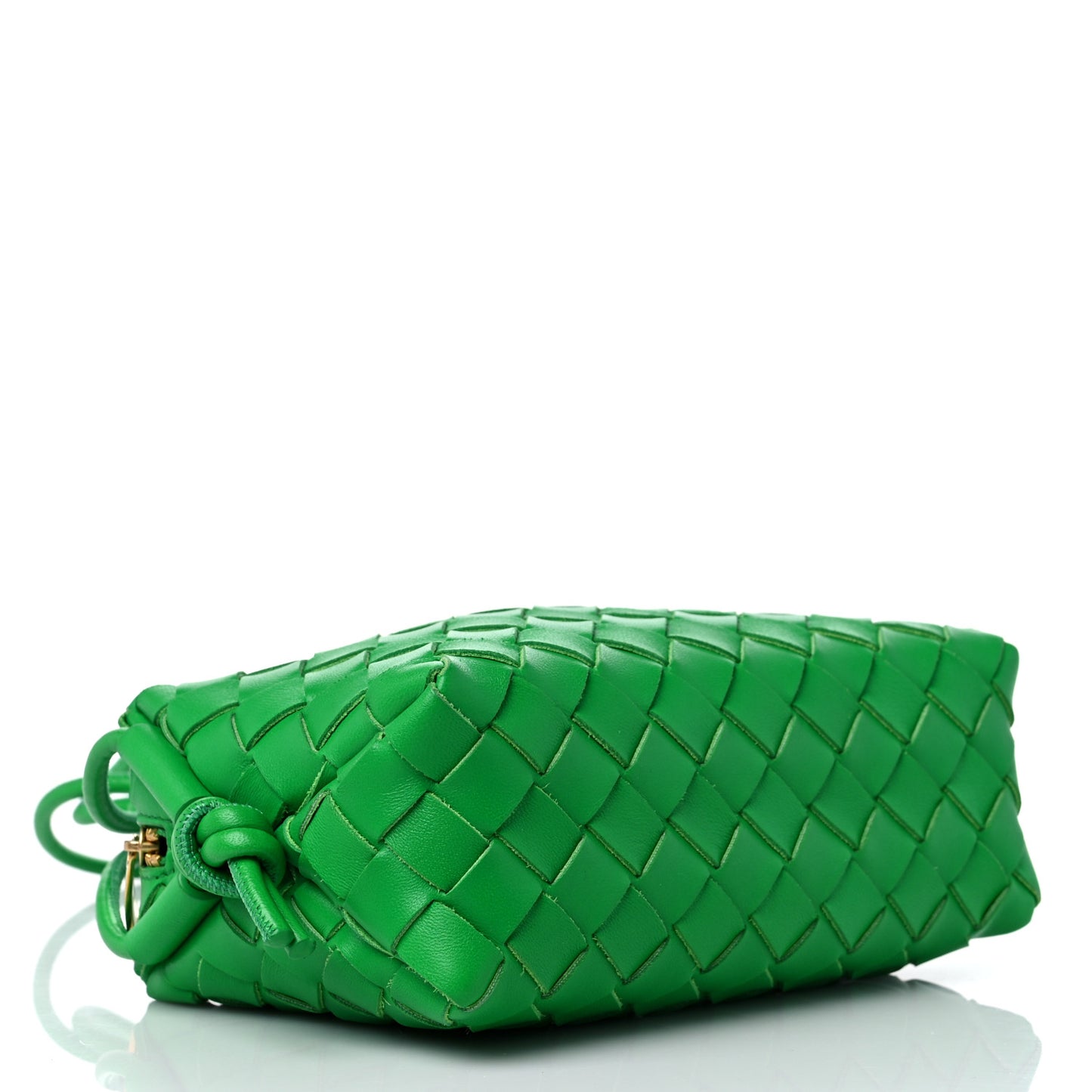 Nappa Intrecciato Mini Loop Camera Bag Parakeet