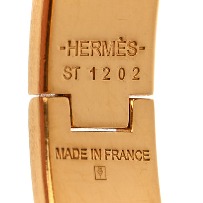 Hermes Enamel Narrow Clic Clac H Bracelet PM White 4 of 4