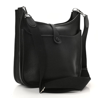 Hermes Taurillon Clemence Evelyne III PM Black 3 of 11