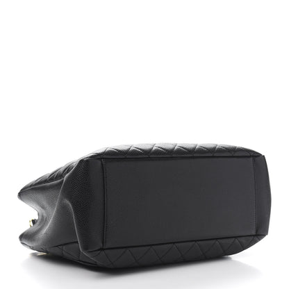 Chanel Caviar Quilted Grand Shopping Tote GST Black 4 of 12