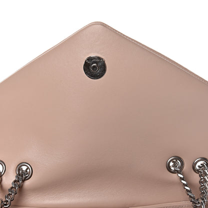 Saint Laurent Calfskin Y Quilted Monogram Small Loulou Chain Satchel Nude Powder 11 of 21