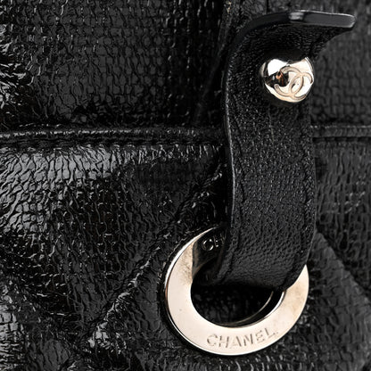 Chanel Coated Canvas Paris Biarritz Satchel Black 12 of 14