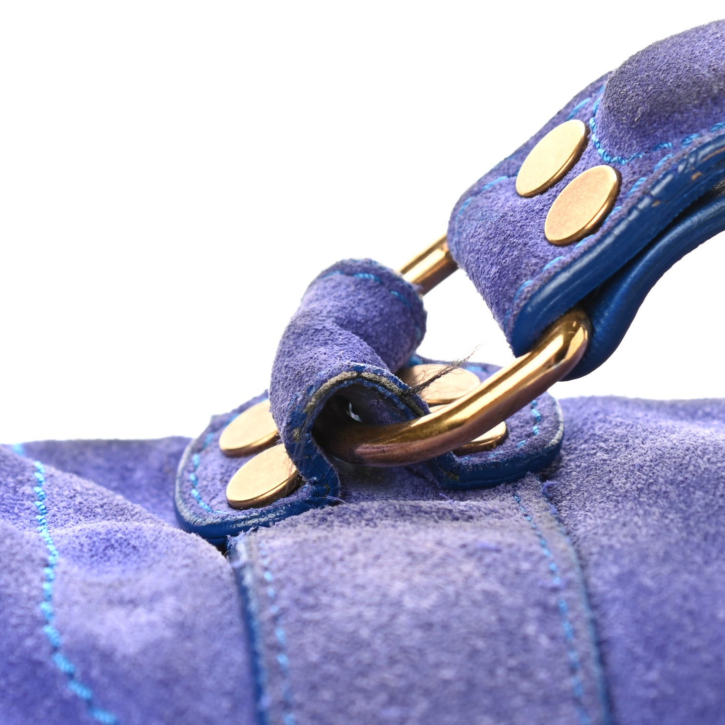 Suede Medium PS1 Satchel Royal Blue