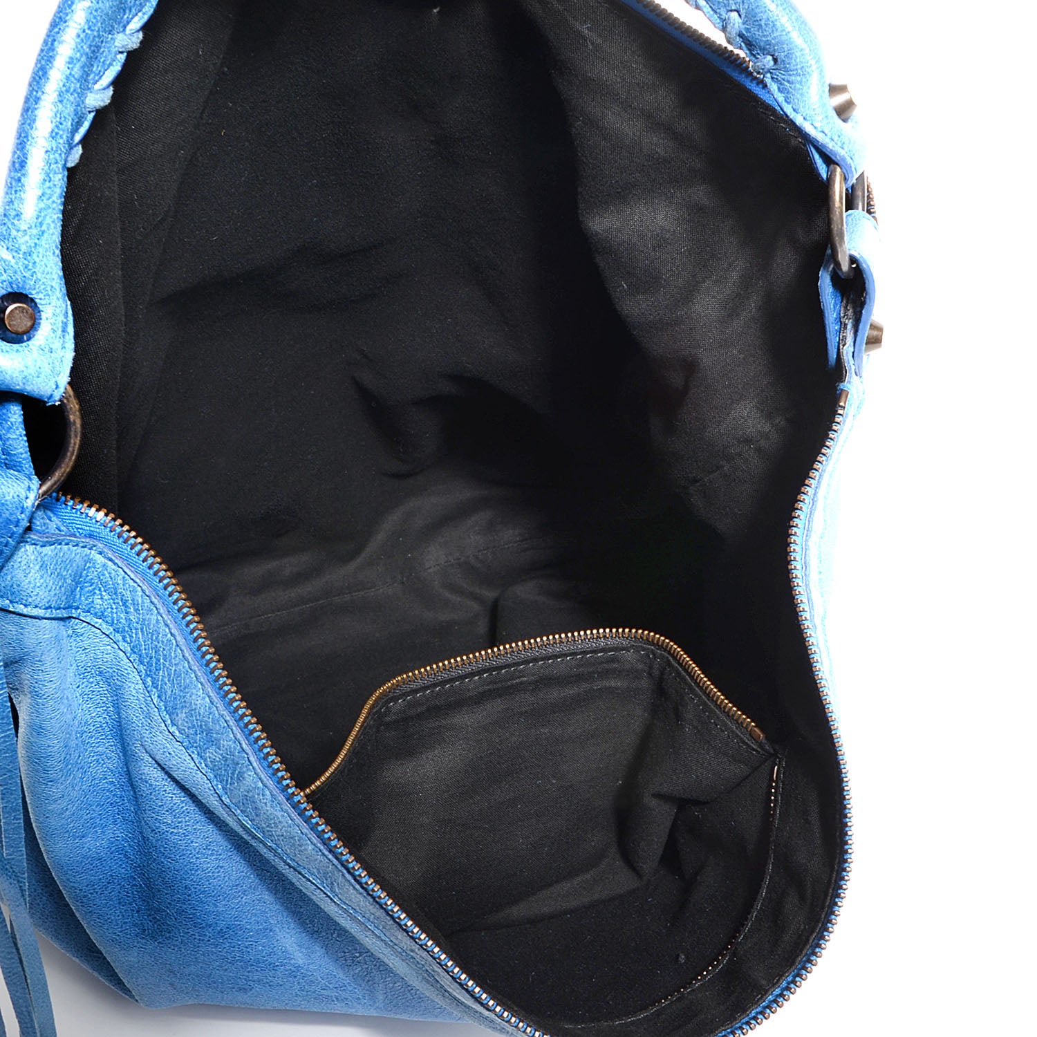 Balenciaga Chevre Classic Hardware Day Hobo French Bleu 5 of 13