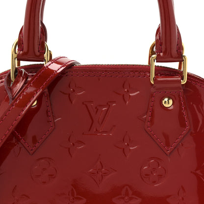 Louis Vuitton Vernis Alma BB Pomme D'Amour 7 of 11