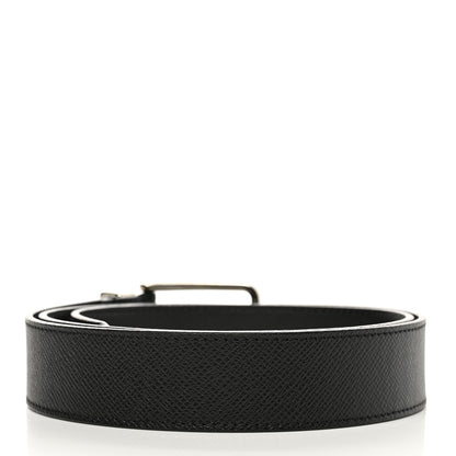 Louis Vuitton Taiga 35mm Pont Neuf Belt 100 40 Ardoise 2 of 9