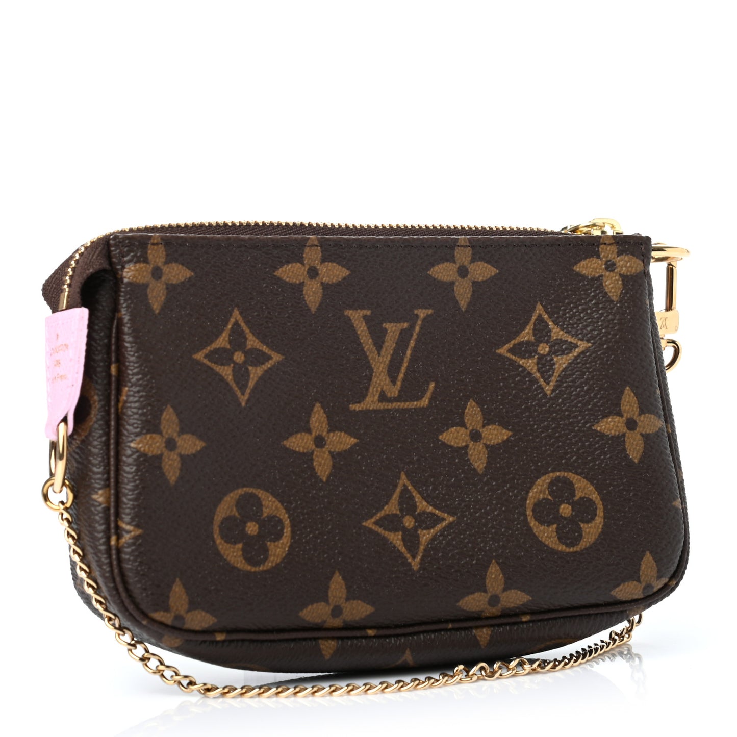 Monogram 2021 Christmas Animation Japanese Garden Mini Pochette Accessories Wisteria Pink