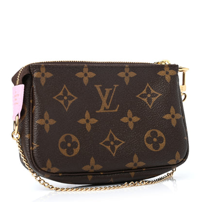 Louis Vuitton Monogram 2021 Christmas Animation Japanese Garden Mini Pochette Accessories Wisteria Pink 3 of 7