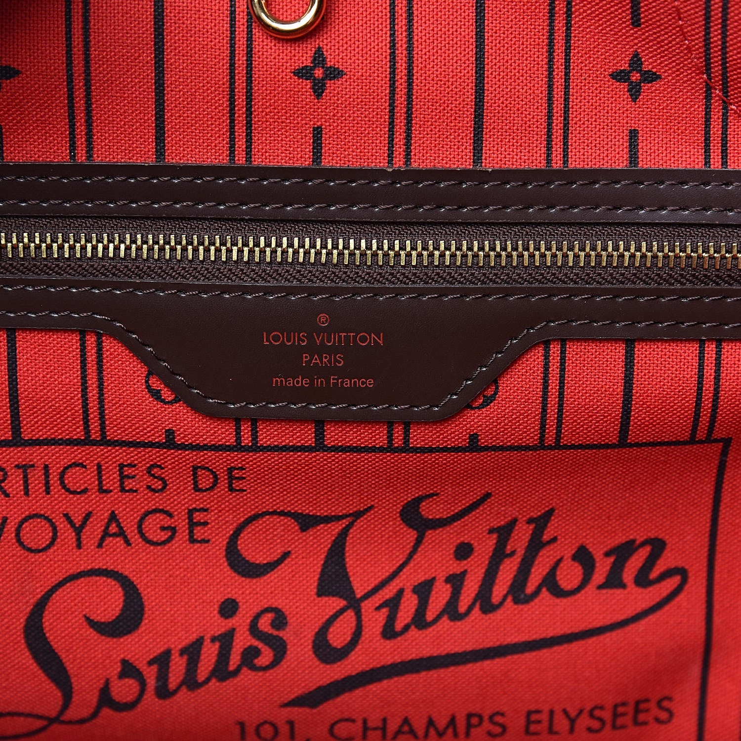Louis Vuitton Damier Ebene Neverfull PM 6 of 10