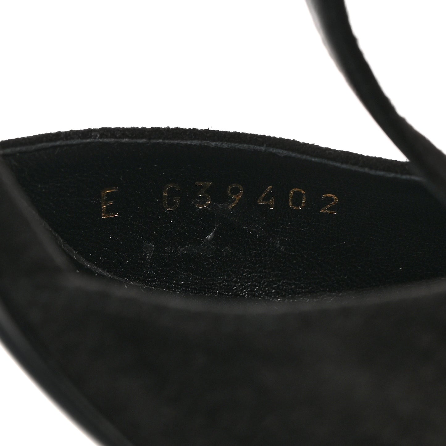 Suede Lambskin Cap Toe Crystal Slingback Pumps 37 Black