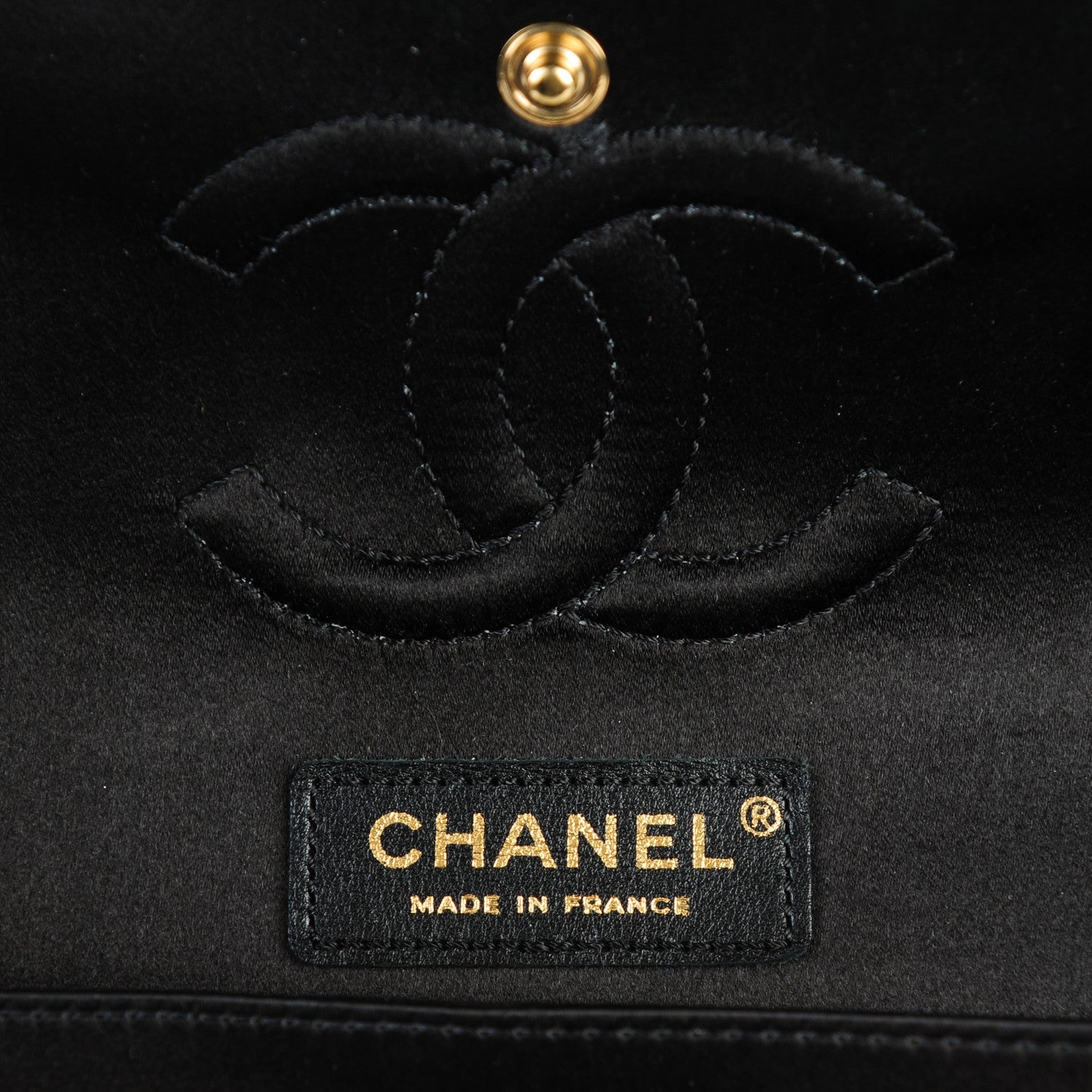 Chanel Satin Sequin Medium Paris Shanghai Double Flap Orange 6 of 6